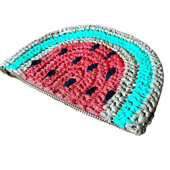 **LOFT Watermelon Zipper Bag** - Picture 2 of 5